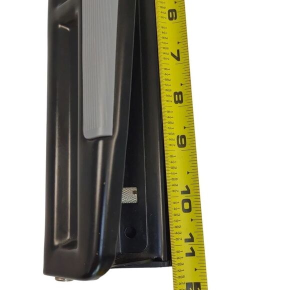 Hole Punch with Padded Handle, 11 Sheet Capacity, Black Adjustable 2-3 - Picture 8 of 13